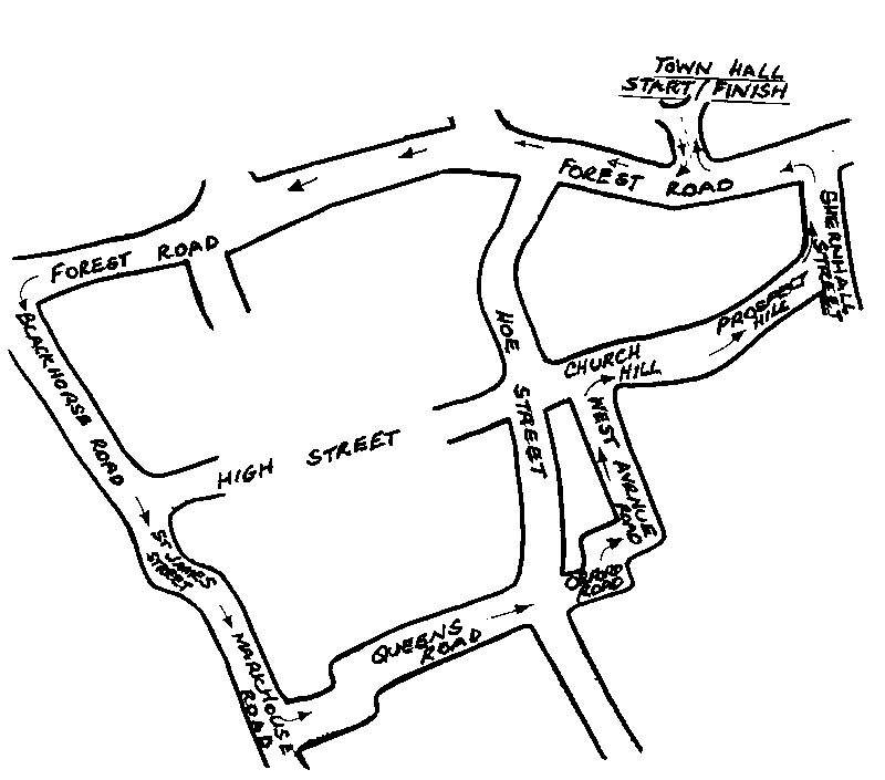 Carnival Route Map